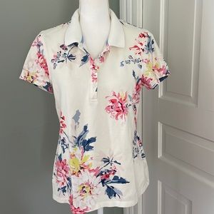 Joules Floral Polo Shirt